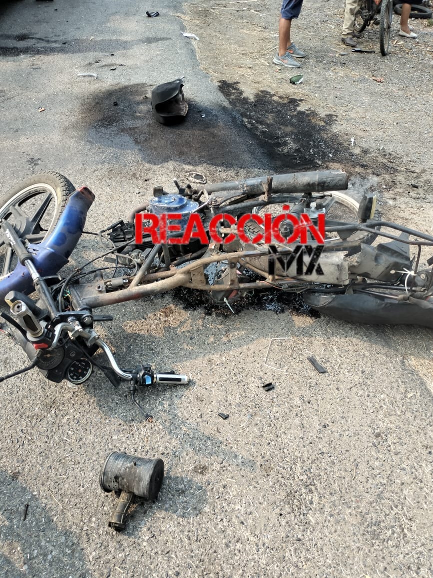 Atropellan a un motociclista y muere en la Cárdenas a Comalcalco.