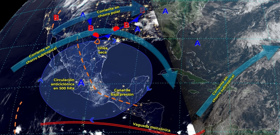 Temperaturas que podrían superar los 45° C en Tabasco.