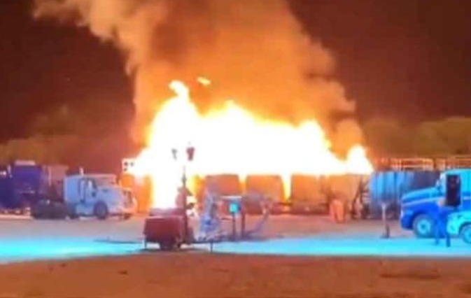 Explota ducto de Pemex en Reforma, Chiapas.