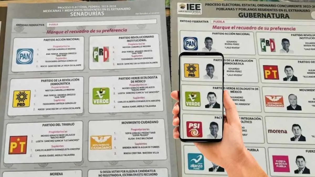 Señala la FEPADE, que es delito tomarle foto a la boleta electoral.