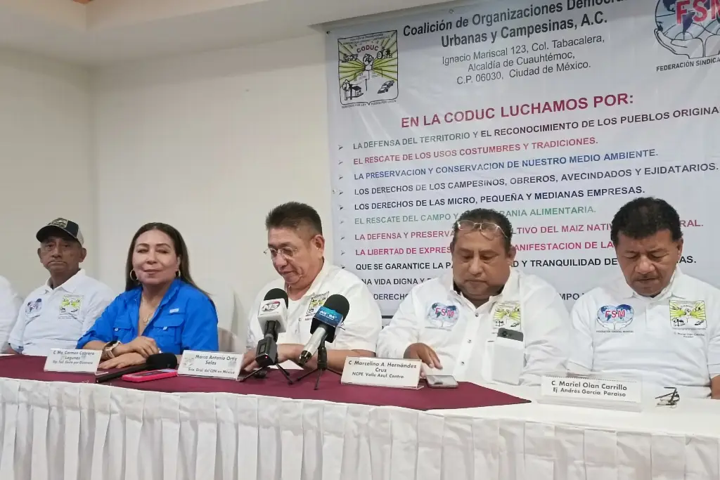 CODUC EN LUCHA POR EXPROPIACIÓN DE TIERRAS A FAVOR DE HOLCIM APASCO.