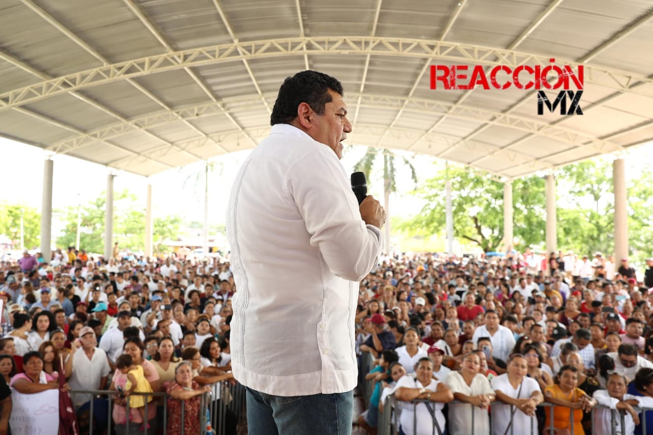 AFIRMA JAVIER MAY QUE PARA EL DESARROLLO DE TABASCO SE CONSTRUIRÁN LAS OBRAS QUE SEAN NECESARIAS, TENOSIQUE SERÁ LA CAPITAL DEL TURISMO.