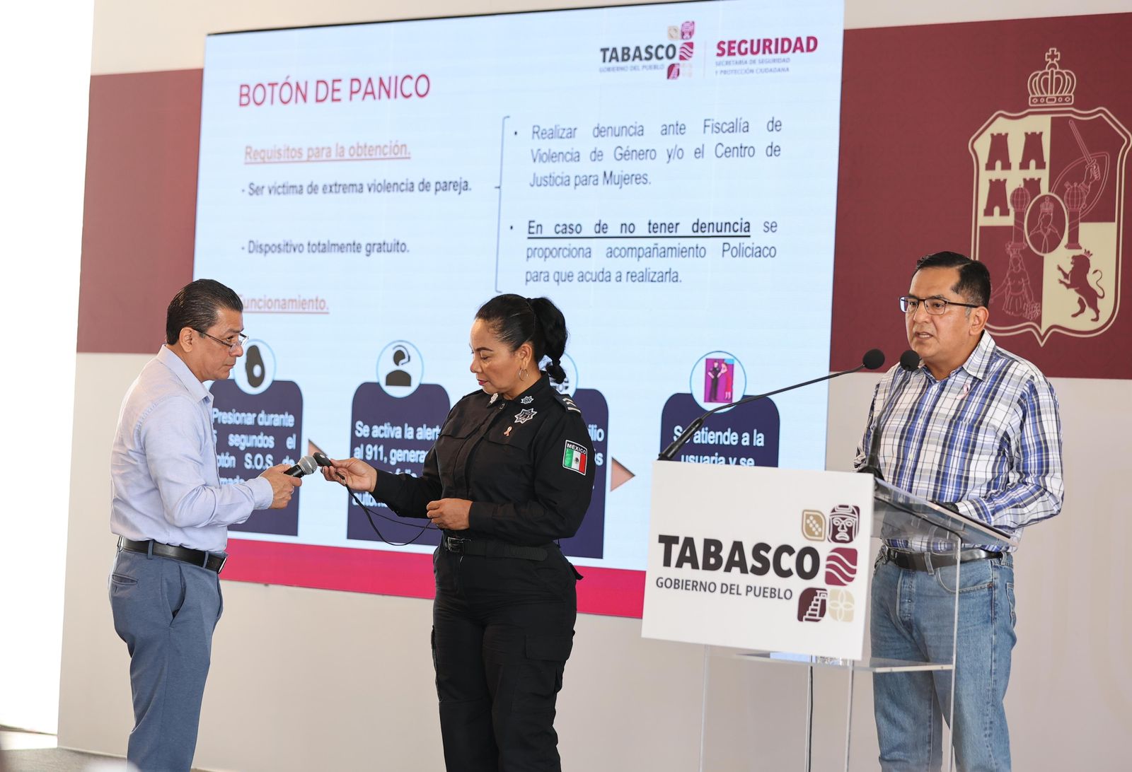 Denuncia ciudadana y Botón de Pánico contribuyen a combatir delitos: SSPC.