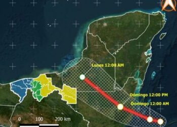 Se mantiene previsión de afectación menor a Tabasco ante el paso de la Tormenta Tropical “Sara”.