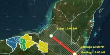 Se mantiene previsión de afectación menor a Tabasco ante el paso de la Tormenta Tropical “Sara”.