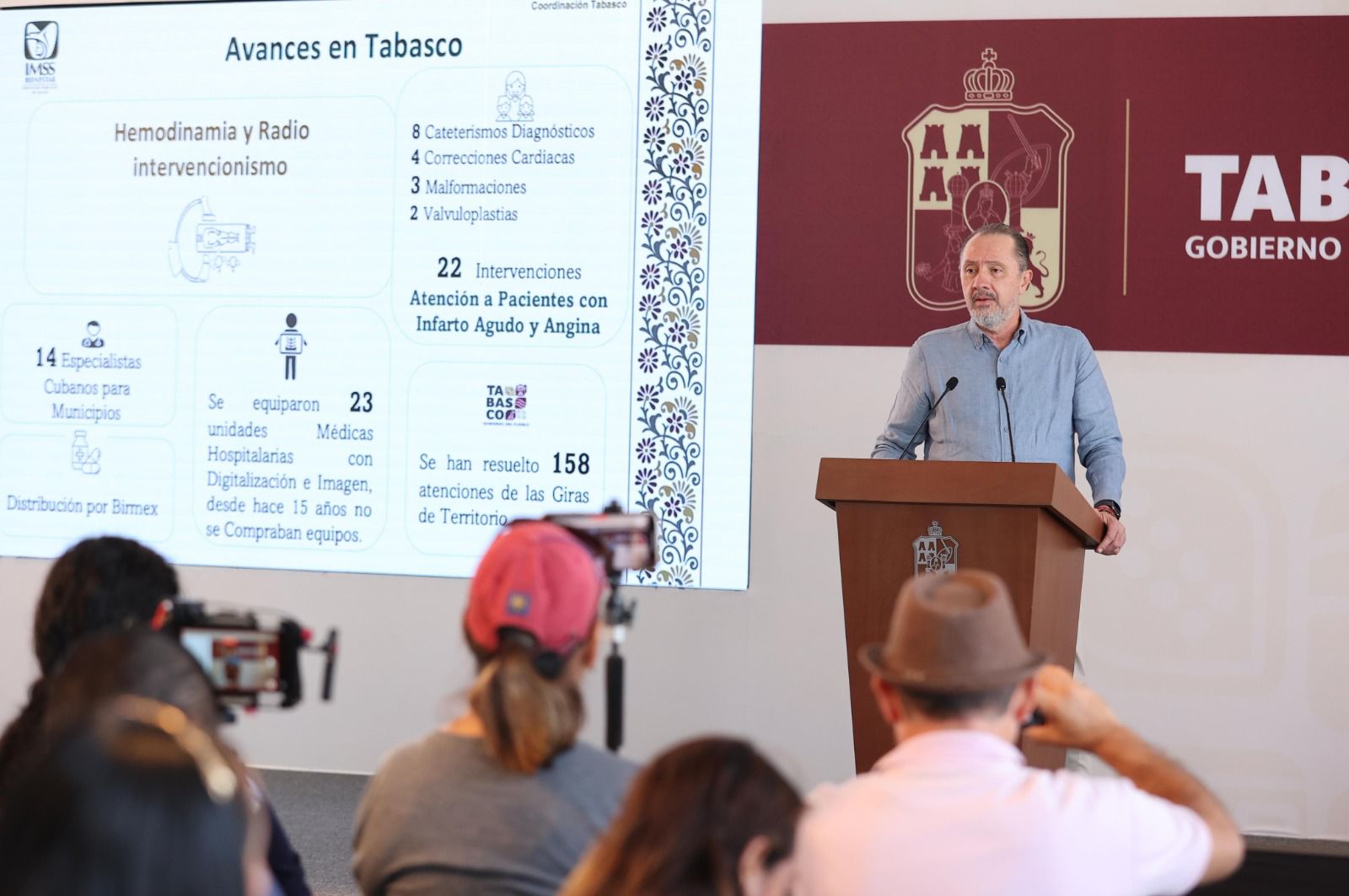 Tabasco alcanzará en próximos días el 100% de abasto en medicamento afirma IMSS-Bienestar.