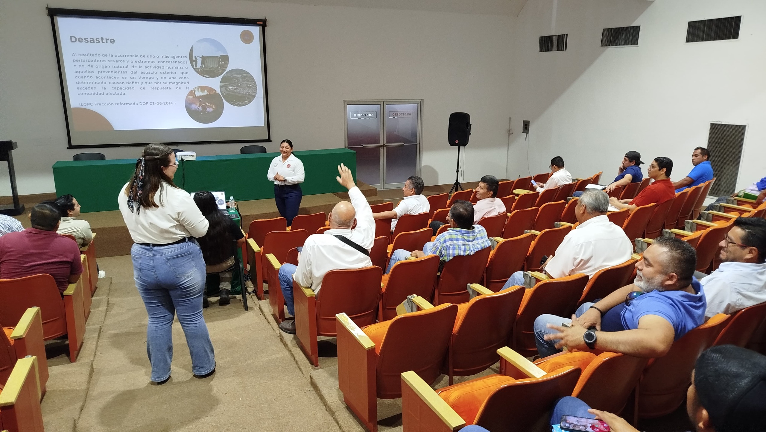 Reafirma la CEAS su compromiso en materia de Protección Civil.