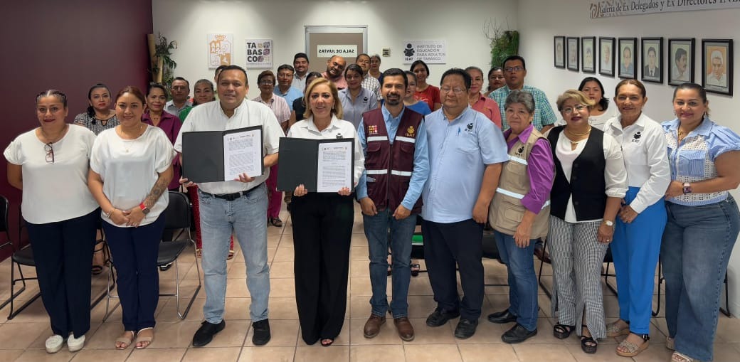 Con la firma de convenio de colaboración IEAT y Sistema Penitenciario Estatal impulsan educación para transformar vidas.