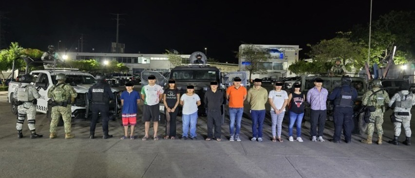 Acciones contundentes por la paz y la seguridad en Tabasco: Reporta FIRT Olmeca 24 detenidos en Centro, Jalapa, Jalpa de Méndez y Tenosique.