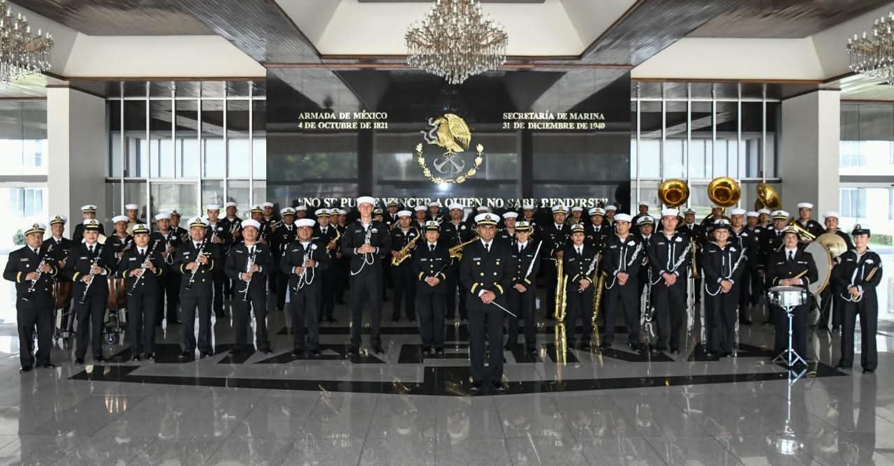 Tabasco vivirá un fin de semana musical con la Banda Sinfónica y Mariachi de la Secretaría de Marina.