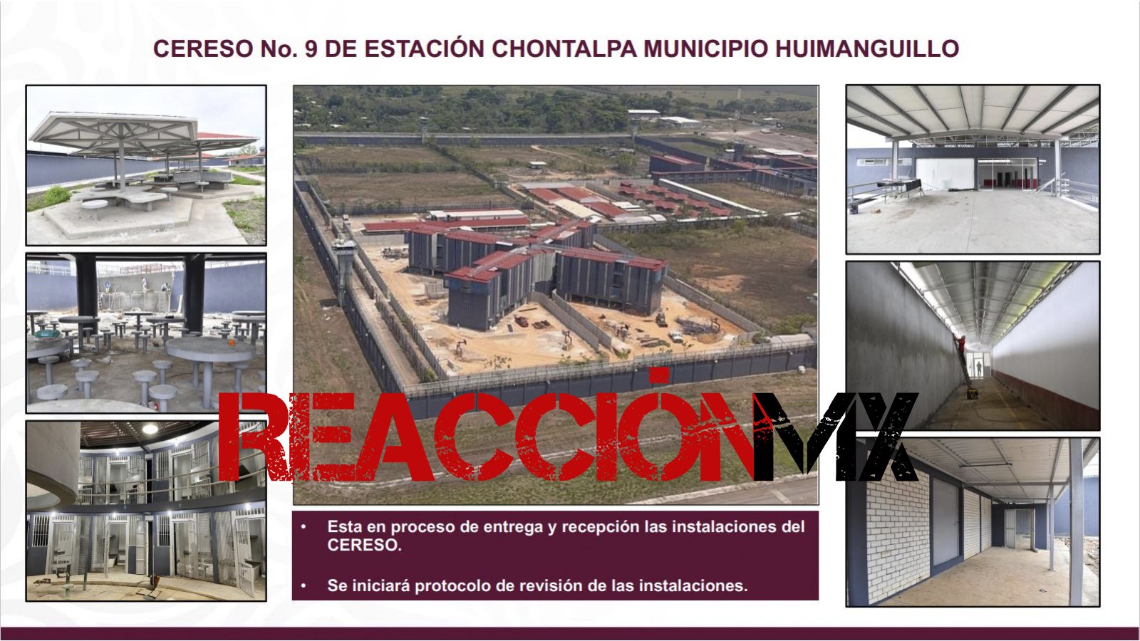 Inicia procedimiento de entrega-recepción del Centro Penitenciario de Huimanguillo Tabasco.