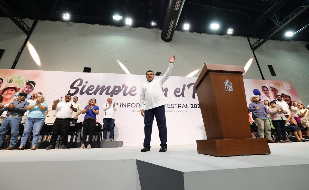 Con finanzas sanas y un pueblo que confía en sus autoridades, se avanza hacia el desarrollo de Tabasco y el bienestar de su gente: Javier May.