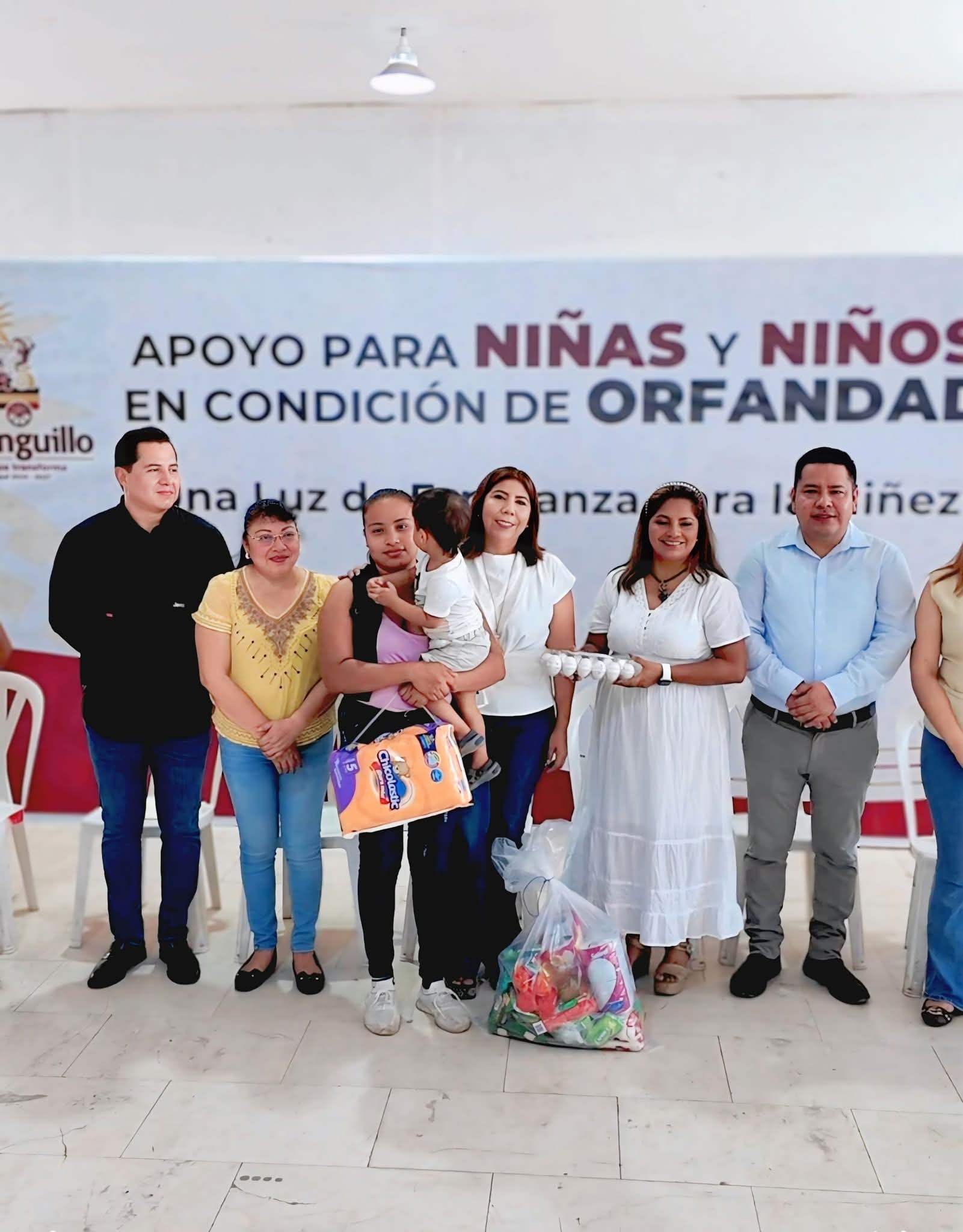 Alcaldesa Mari Luz Velázquez Jiménez arranca proyecto de apoyo para niñas y niños en condición de orfandad.