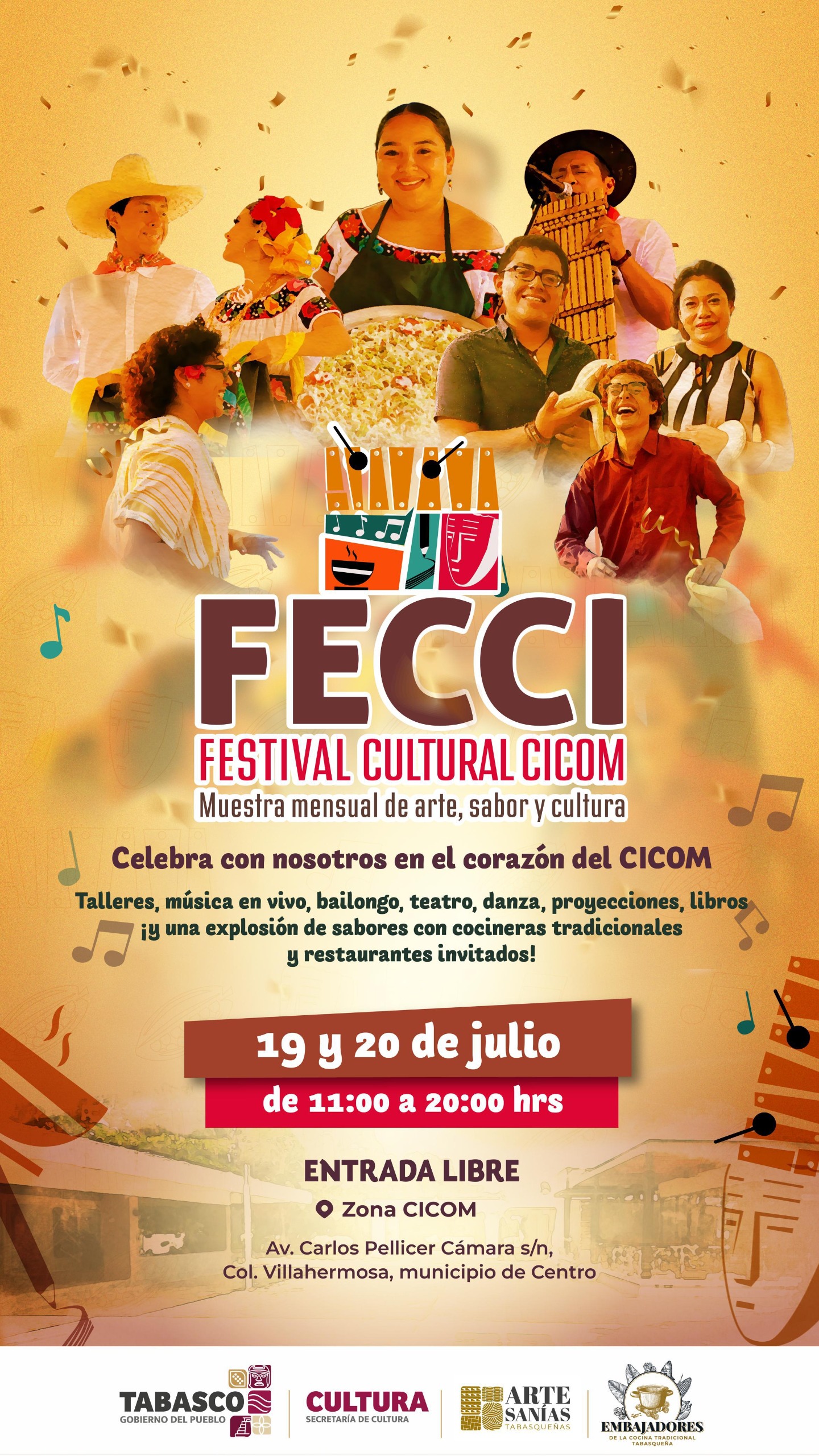 ¡Regresa el Festival Cultural CICOM! Se vivirán dos días de música, danza y tradición.