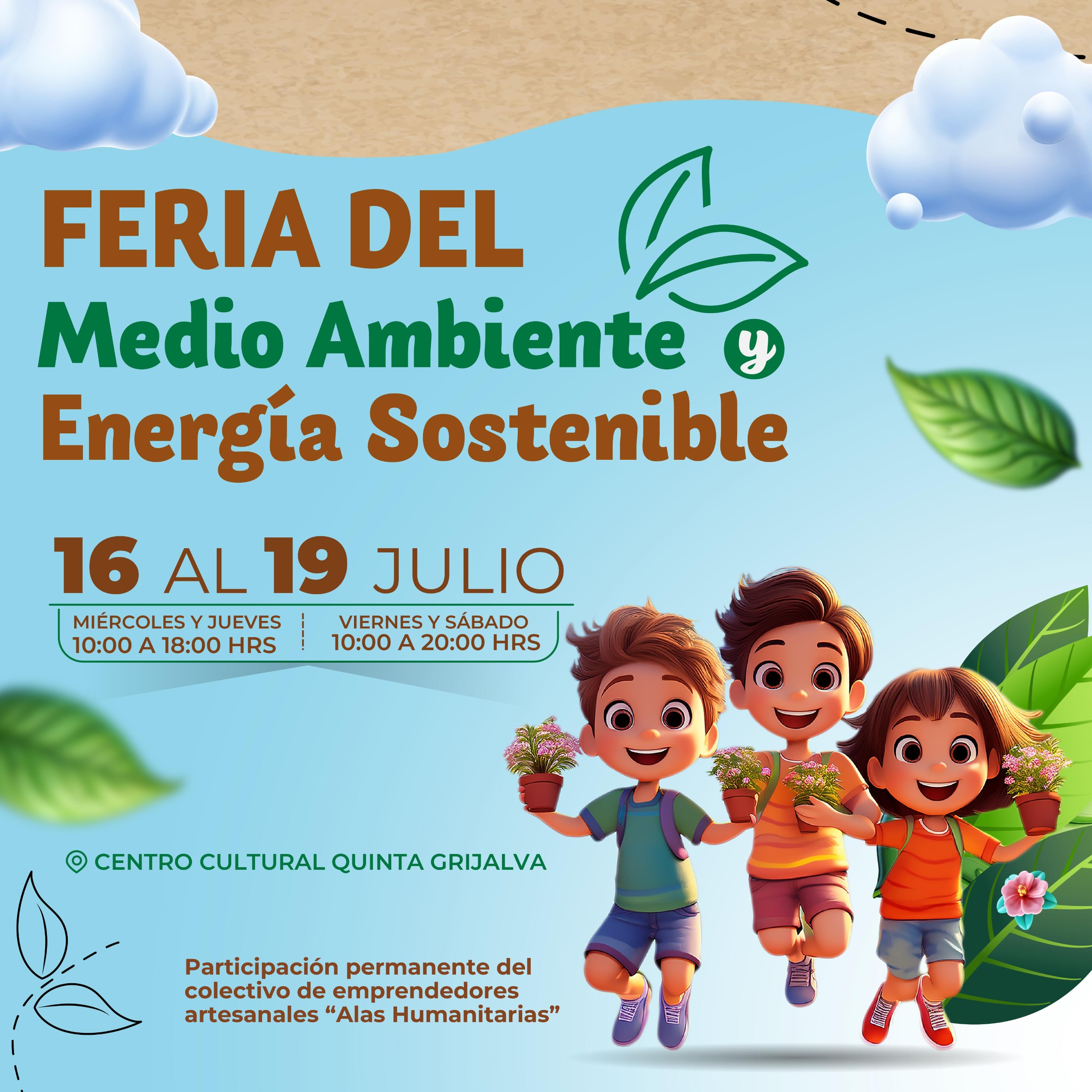 Albergará el Centro Cultural Quinta Grijalva la Feria del Medio Ambiente y Energía Sostenible.