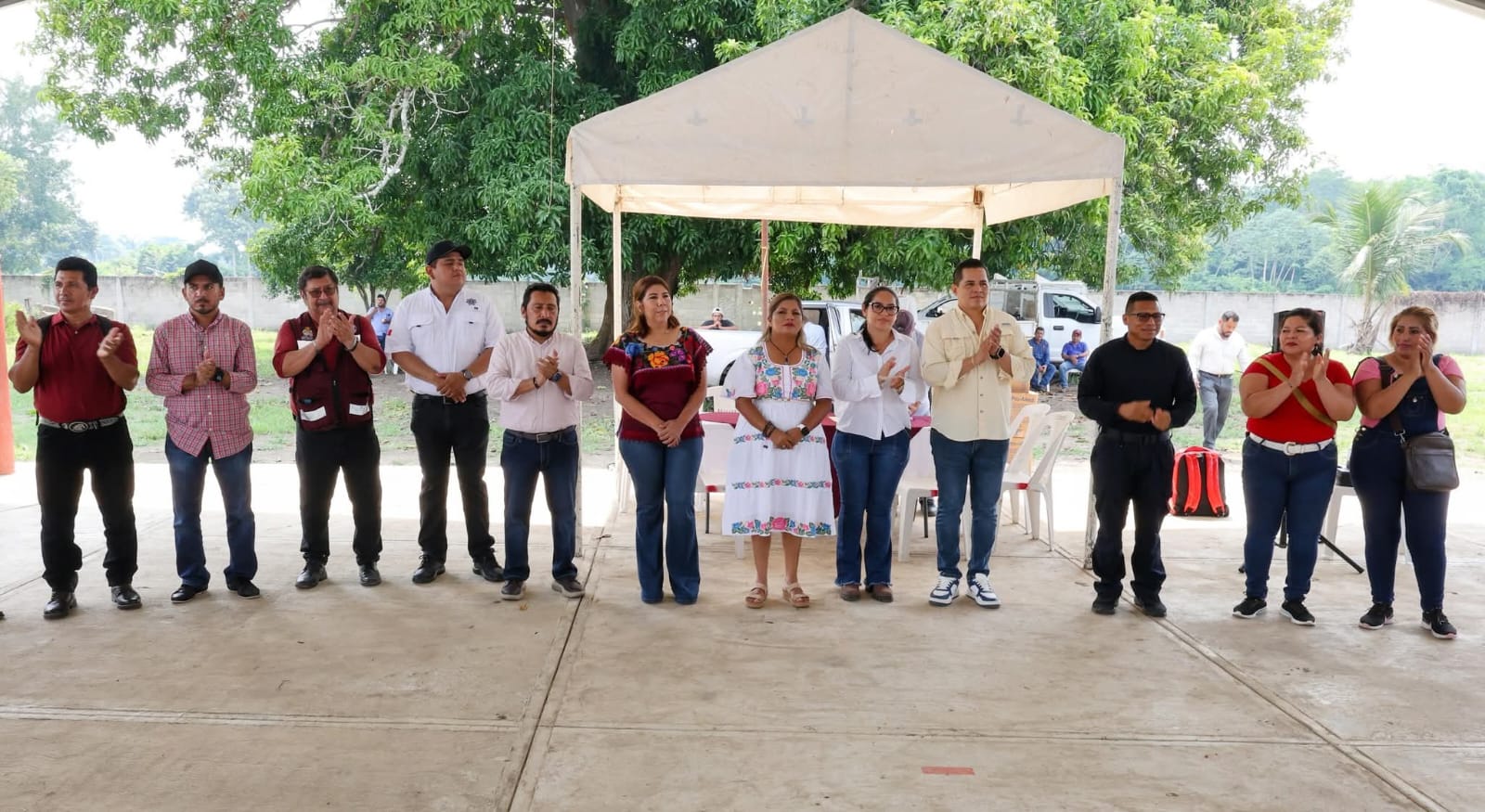 Alcaldesa de Huimanguillo da seguimiento a la política de gobierno en territorio y atención directa a la ciudadanía, en la comunidad Pejelagartero – Plataforma.
