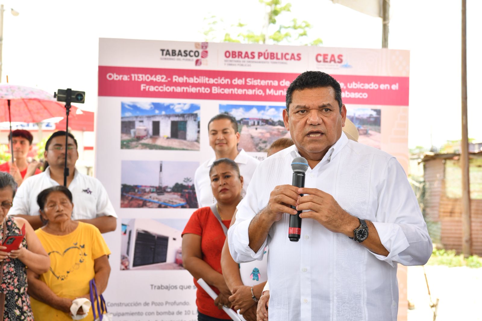 Invierte Gobierno del Estado más de 5.7 millones de pesos en mejoramiento de infraestructura de agua potable en el municipio de Centro.