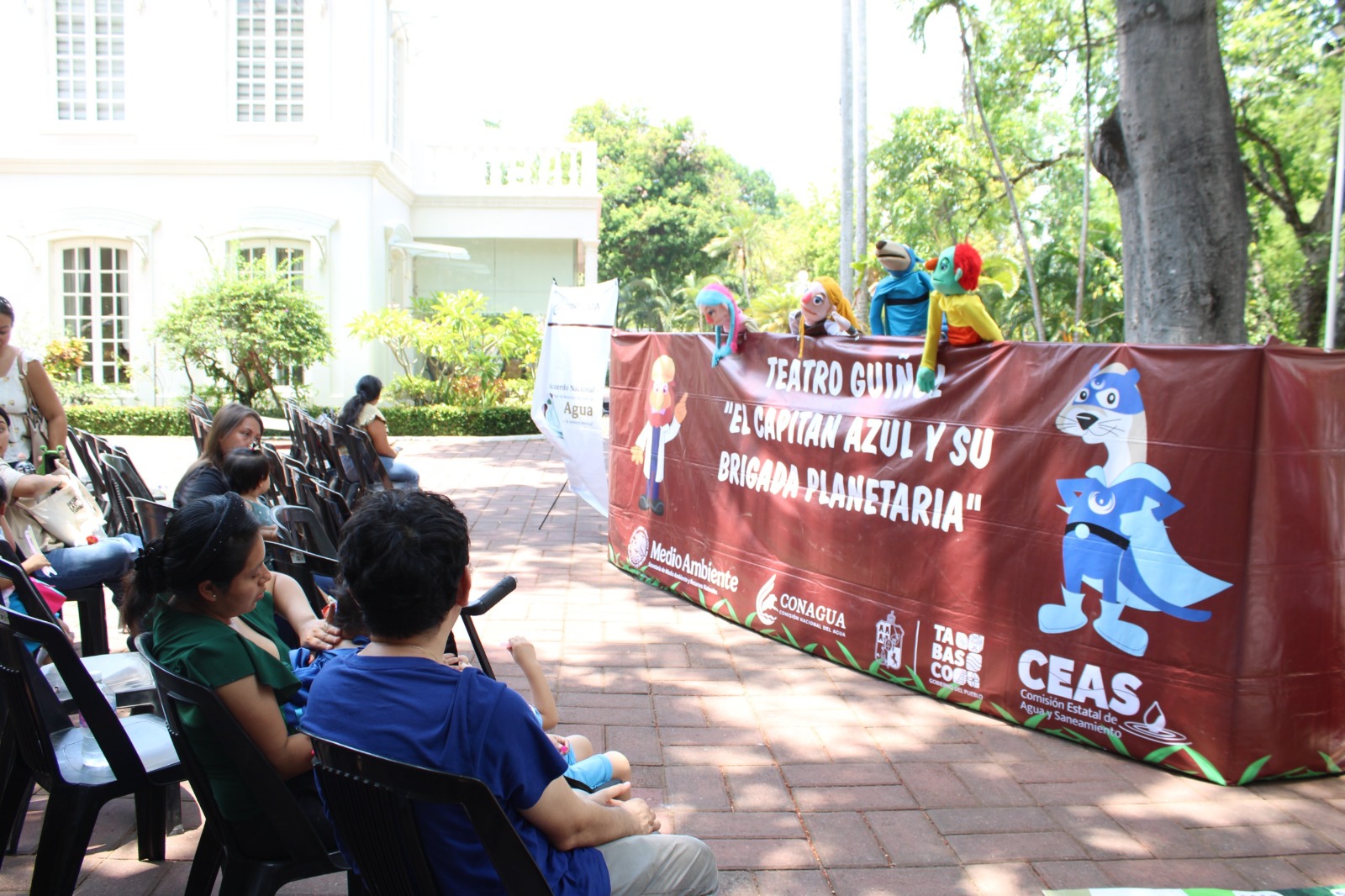 Llega El Capitán Azul y su Brigada Planetaria al Centro Cultural Quinta Grijalva.