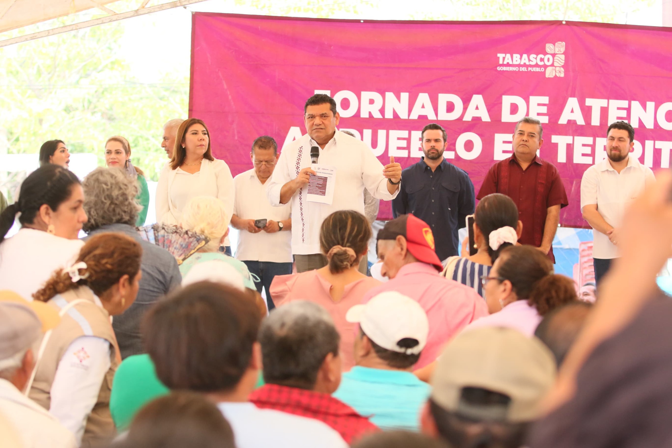 Inicia Javier May en Huimanguillo quinto recorrido de las Jornadas de Atención al Pueblo en Territorio, acercando servicios y llevando bienestar a las y los tabasqueños.