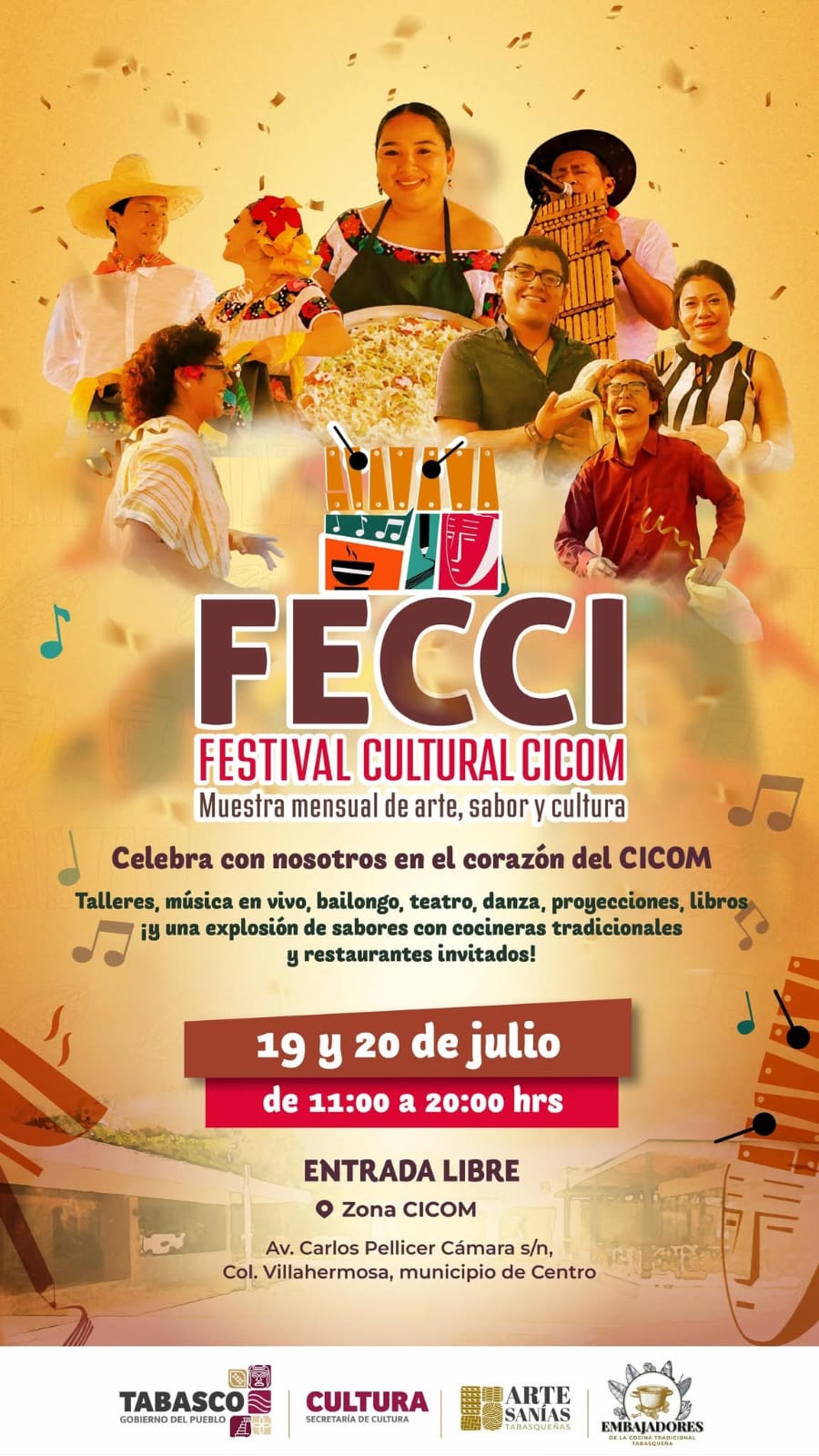 Vuelve el Festival Cultural CICOM: Este fin de semana habrá danzas, muestra gastronómica y tradición.