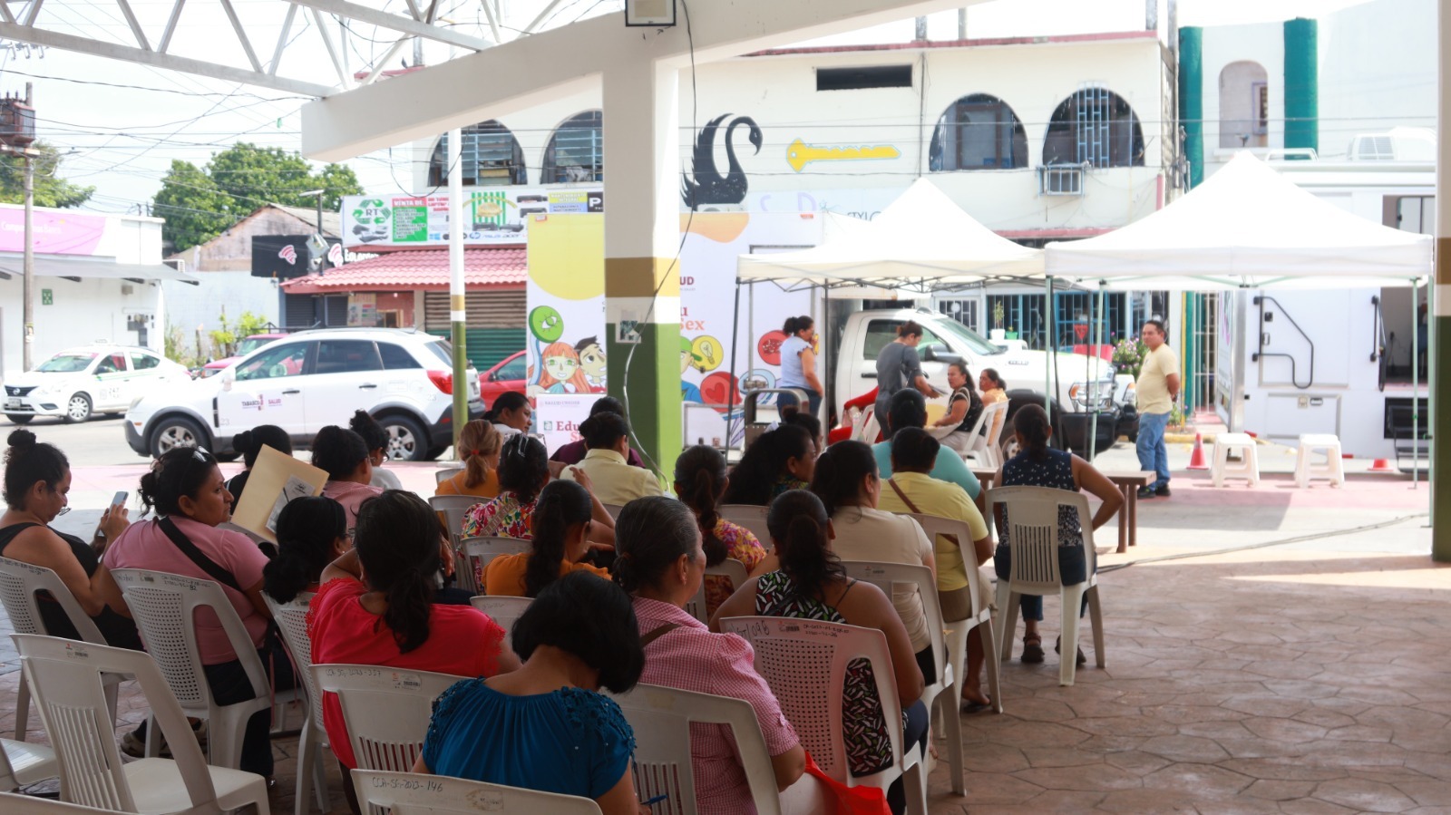 Secretaría de Salud y Pemex realizan Campaña Gratuita de Detección Temprana de Cáncer de Mama.