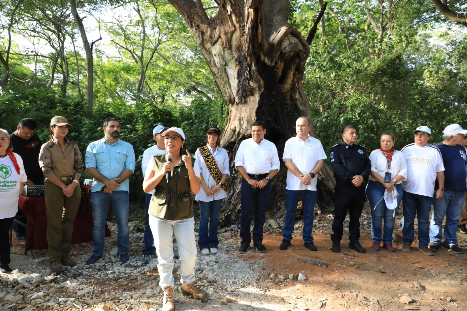 La transformación también es ecologista, afirma Javier May y anuncia plan de rescate integral para Parque Estatal Laguna del Camarón.