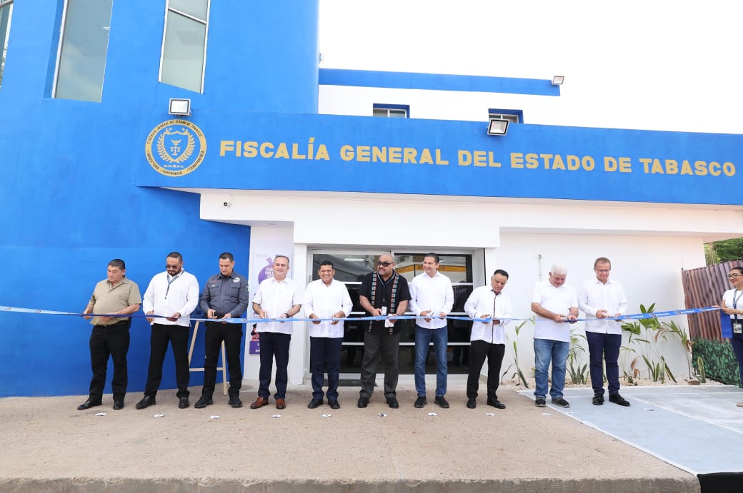 Inaugura Javier May nuevo edificio de la FGE; albergará la Fiscalía de Víctimas en Situación de Vulnerabilidad para brindar atención especializada.