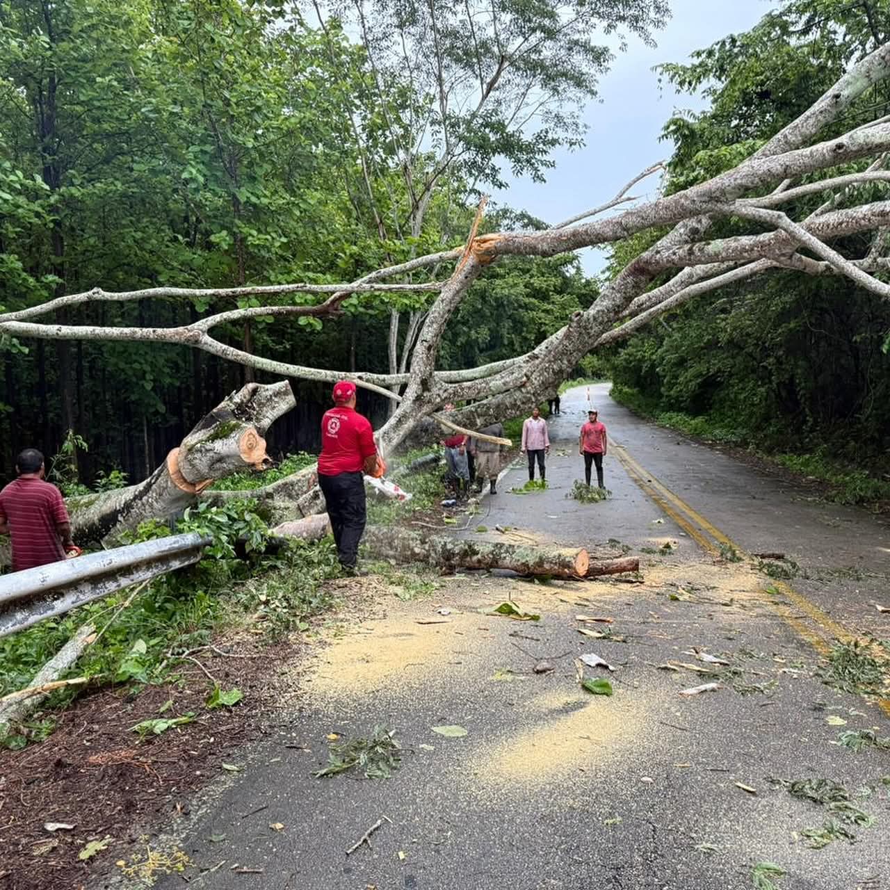 🟥|| Ante afectaciones el IPCET da respuesta oportuna en diferentes puntos del Estado.