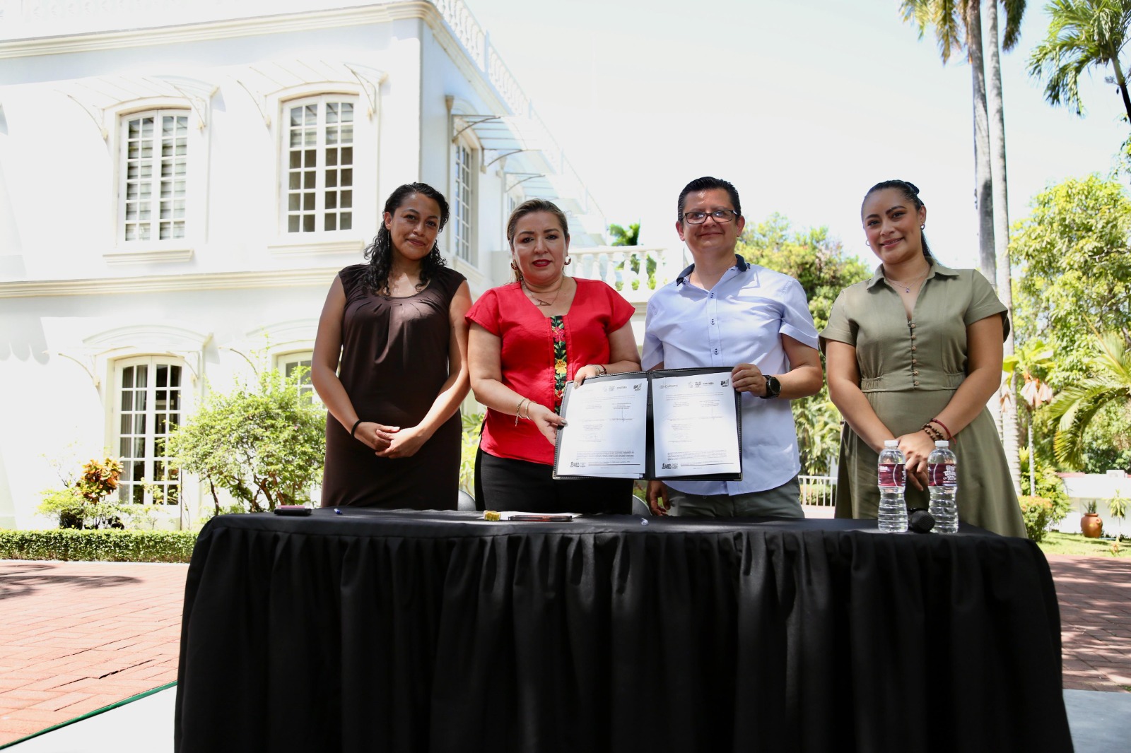 LA SECRETARÍA DE CULTURA DEL GOBIERNO DE MÉXICO Y TABASCO FIRMAN CONVENIO EN FAVOR DE LA CULTURA COMUNITARIA.