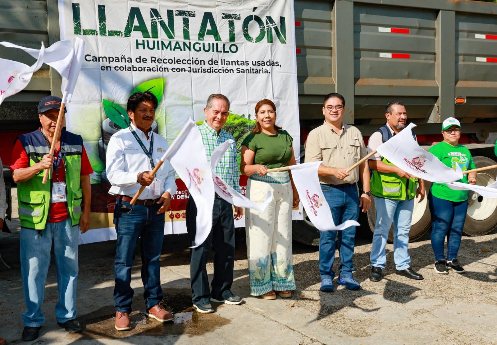 Impulsa Ayuntamiento de Huimanguillo programa ‘Llantatón’.