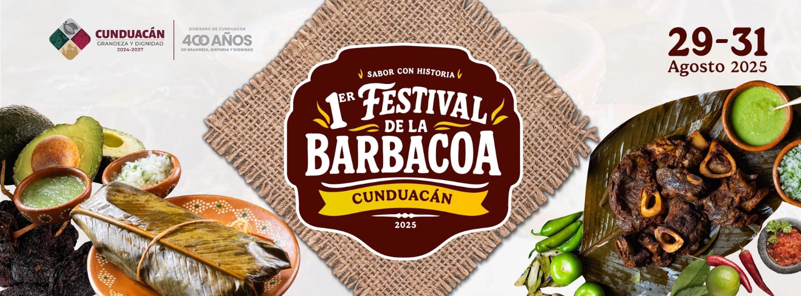 Se cocina el Primer Festival de la Barbacoa Cunduacán 2025; todo está listo para el evento que iniciará el próximo 29 de agosto.