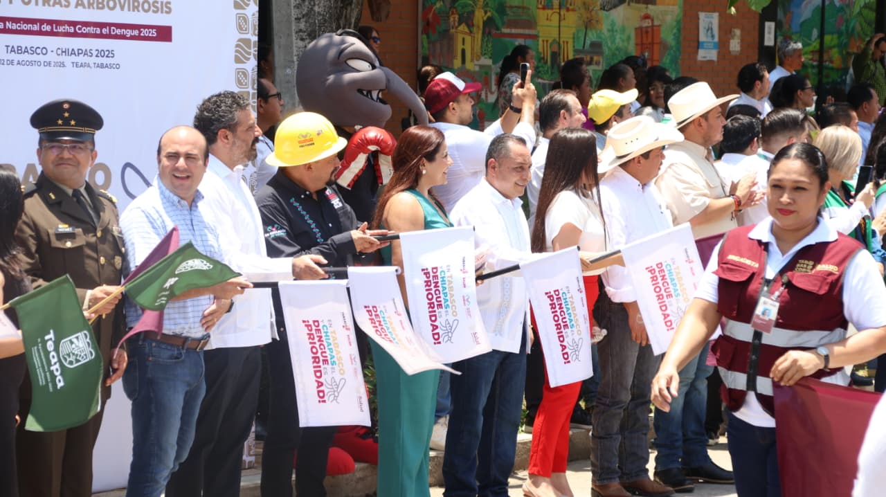 Dan continuidad Tabasco y Chiapas a estrategia integral contra el dengue y otras arbovirosis.
