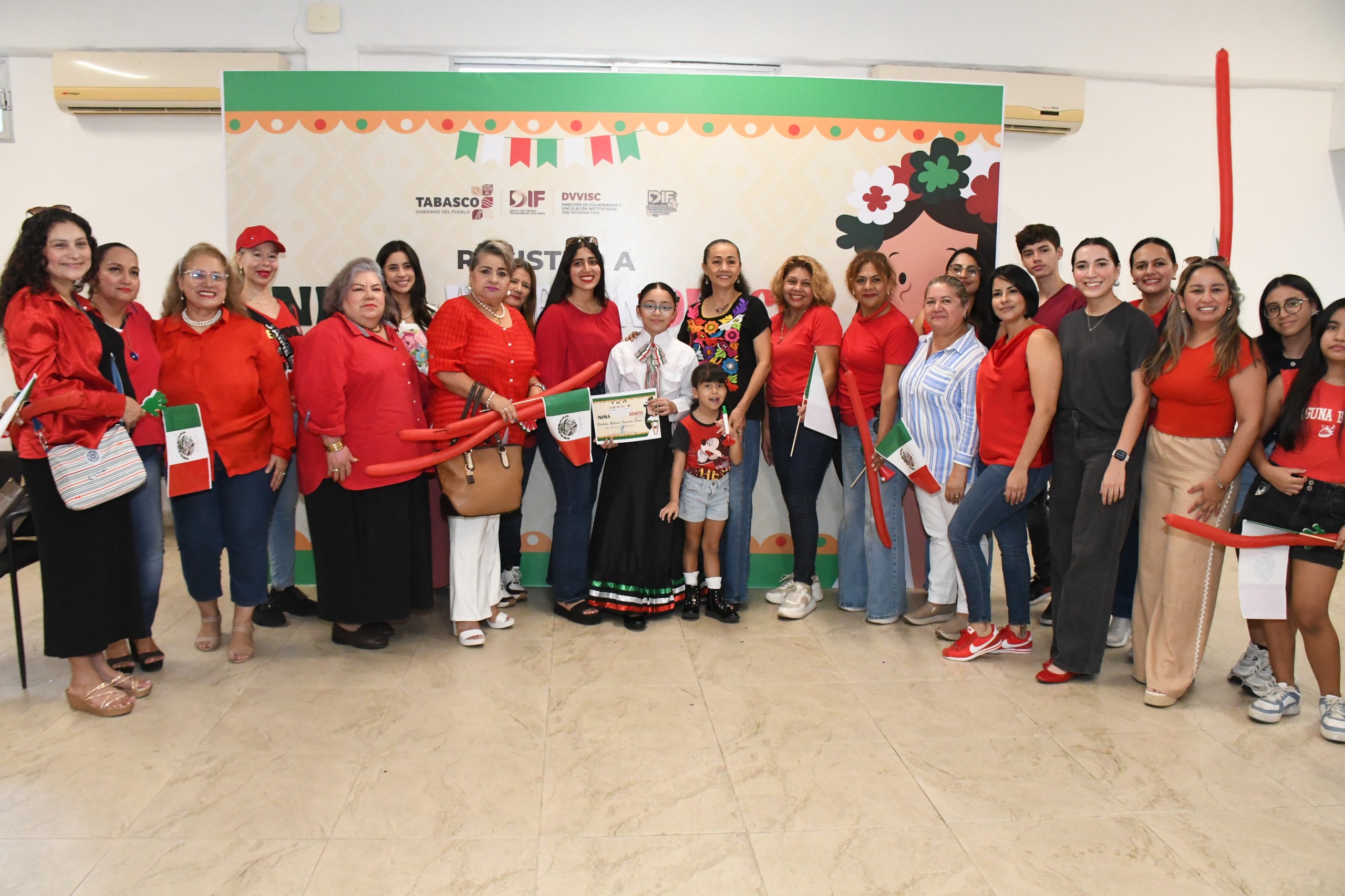 Concluye registro de aspirantes a Niña Independencia 2025; invita DIF Tabasco para asistir al evento con causa, a beneficio del Centro de Atención a la Mujer.