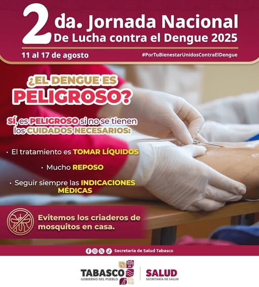 Acciones Preventivas contra el Dengue en la semana del 18 al 22 de Agosto.