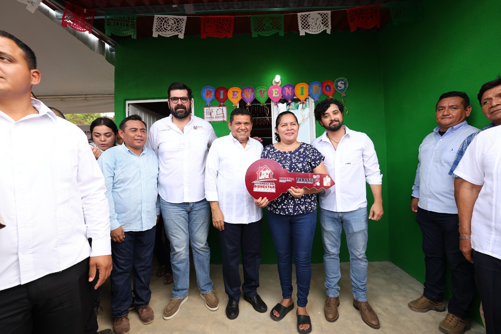 En Tamulté de las Sabanas, el Gobierno del Estado transforma realidad de 30 familias de origen indígena con Viviendas del Bienestar “Construyendo Esperanza”.