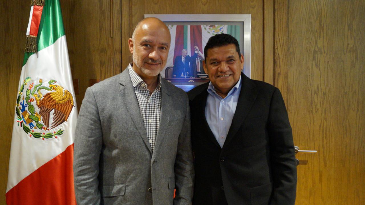 Se reúne gobernador de Tabasco y titular de la SICT para revisión de Proyectos en beneficio de la conectividad regional.