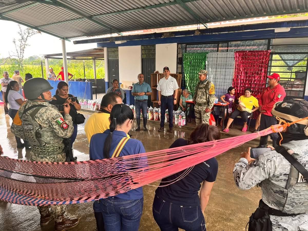 Se refuerzan acciones ante afectaciones por lluvias en la región serrana.