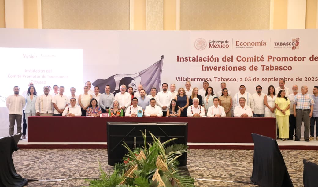 Aterrizarán en Tabasco más inversiones: Grupo Holcim México y ASUR anuncian proyectos de alrededor de 1,250 mdp, en el marco de la instalación del Comité Promotor.