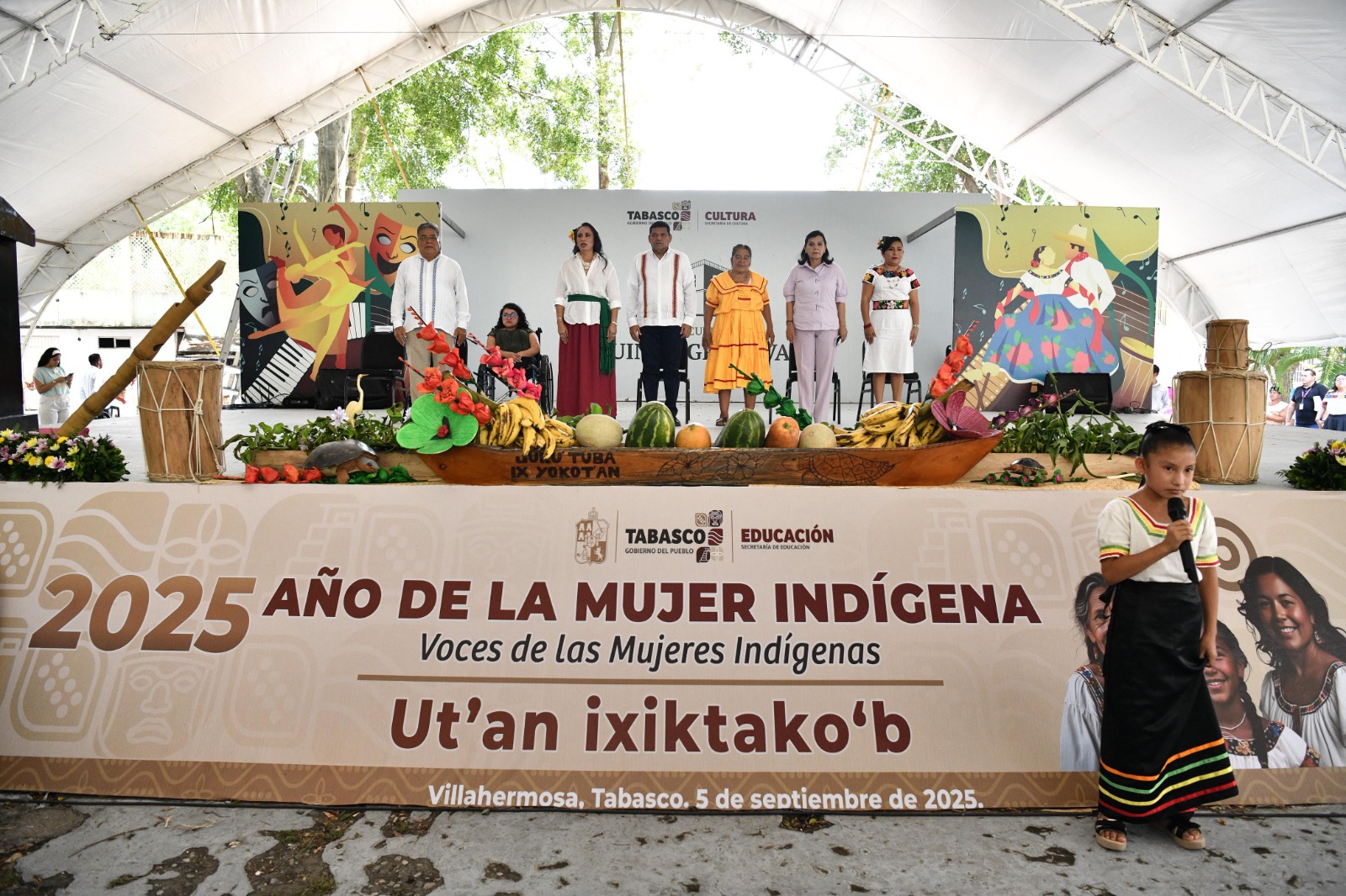 Encabeza Javier May festejos del Año de la Mujer Indígena; Gobierno del Estado acompaña sus luchas y defiende sus derechos, resalta.