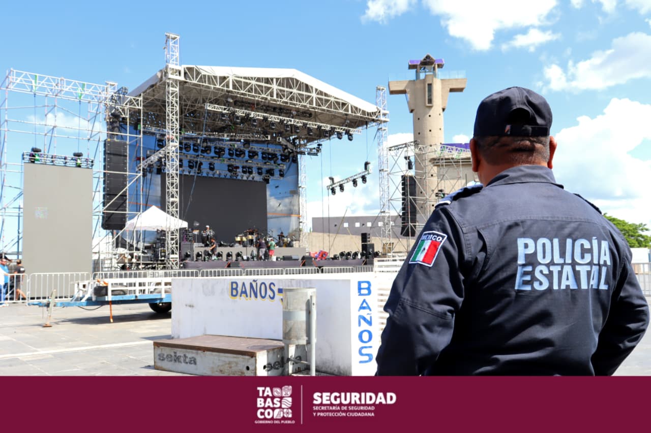 Trabaja la SSPC para garantizar la tranquilidad de los ciudadanos en estas Fiestas Patrias “¡Viva El Edén!”.