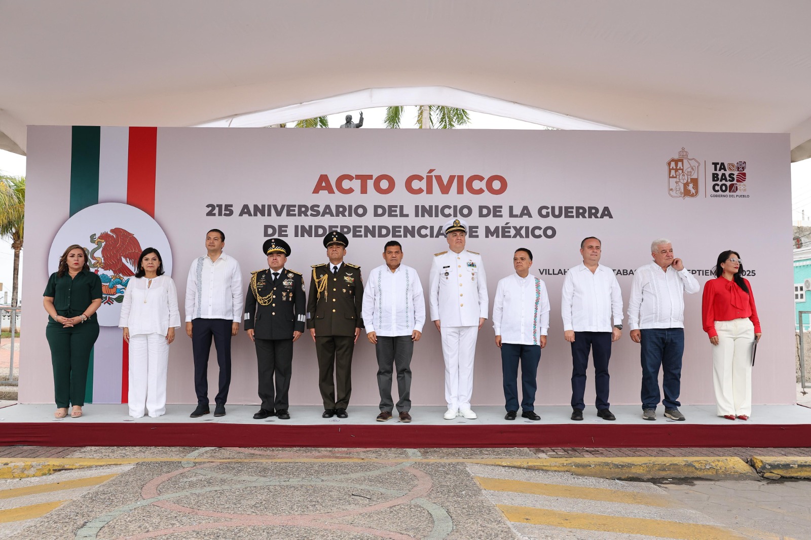 Con acciones que dan justicia y libertad a las y los tabasqueños, Gobierno del Estado reivindica ideales que motivaron Guerra de Independencia.