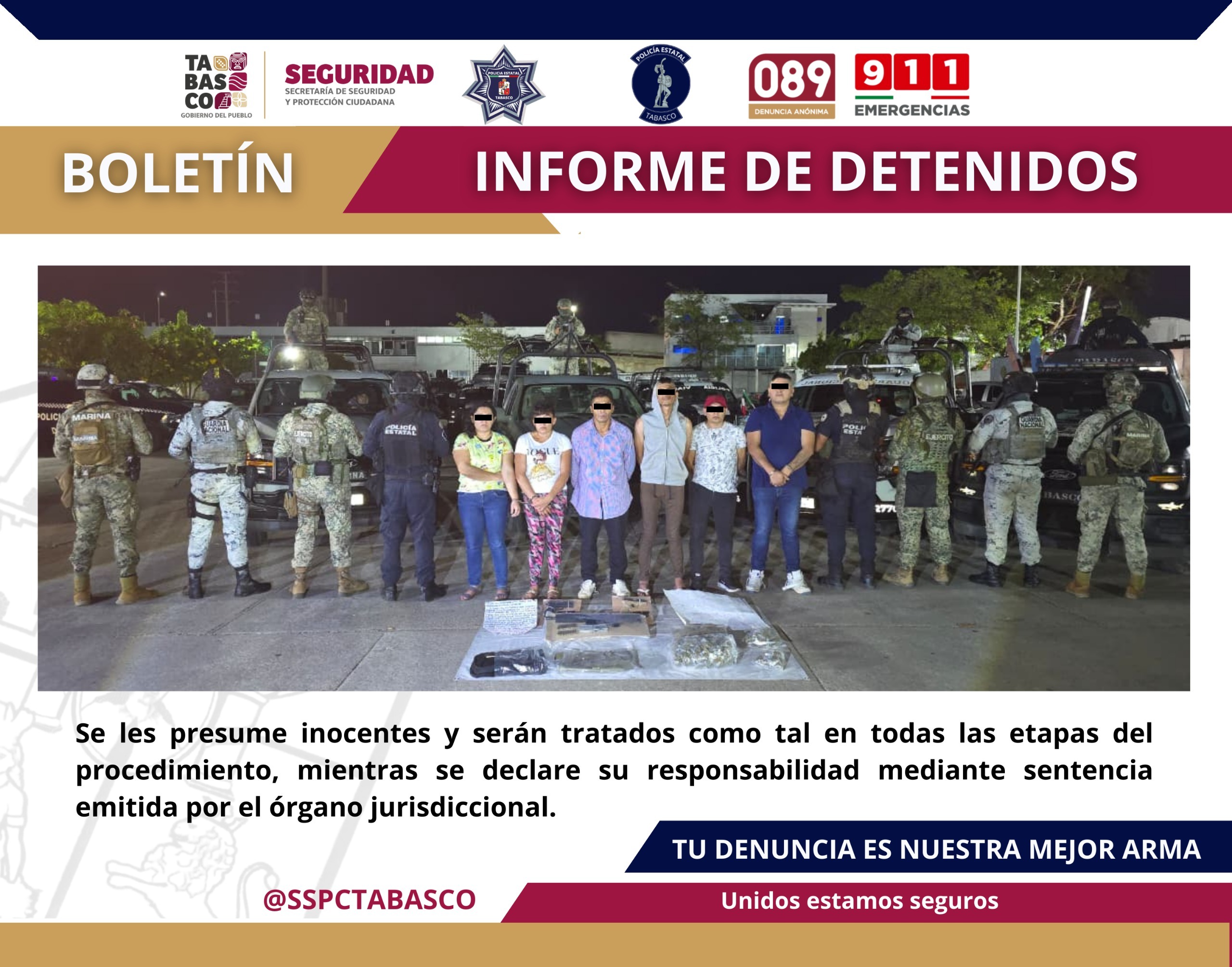 Detiene la SSPC a 13 personas por diferentes delitos.