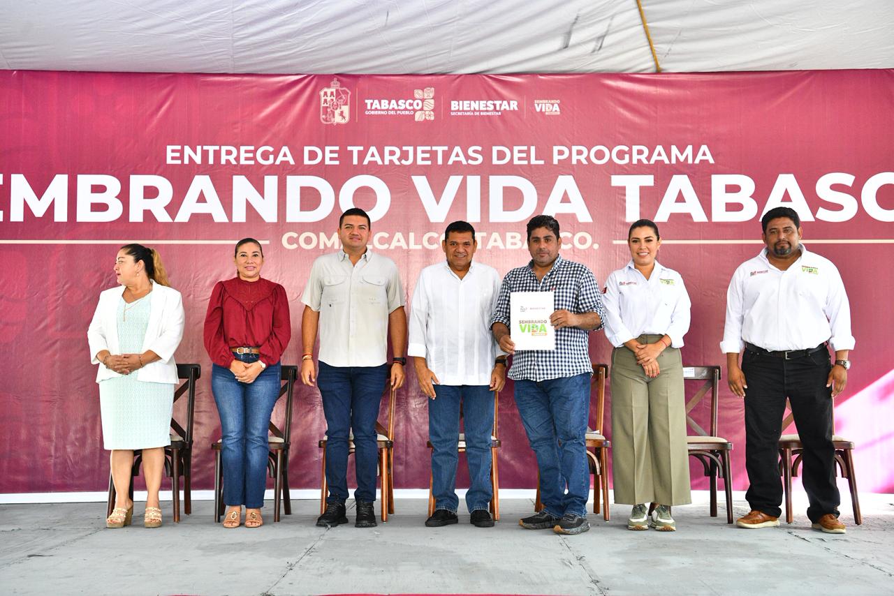 Alcanza Gobierno del Estado meta de incorporar este 2025 a 20 mil campesinas y campesinos a Sembrando Vida Tabasco: Javier May.