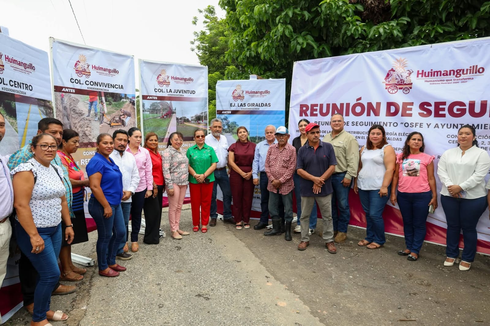Alcaldesa de Huimanguillo encabeza supervisión de obras junto a Congreso y OSFE.