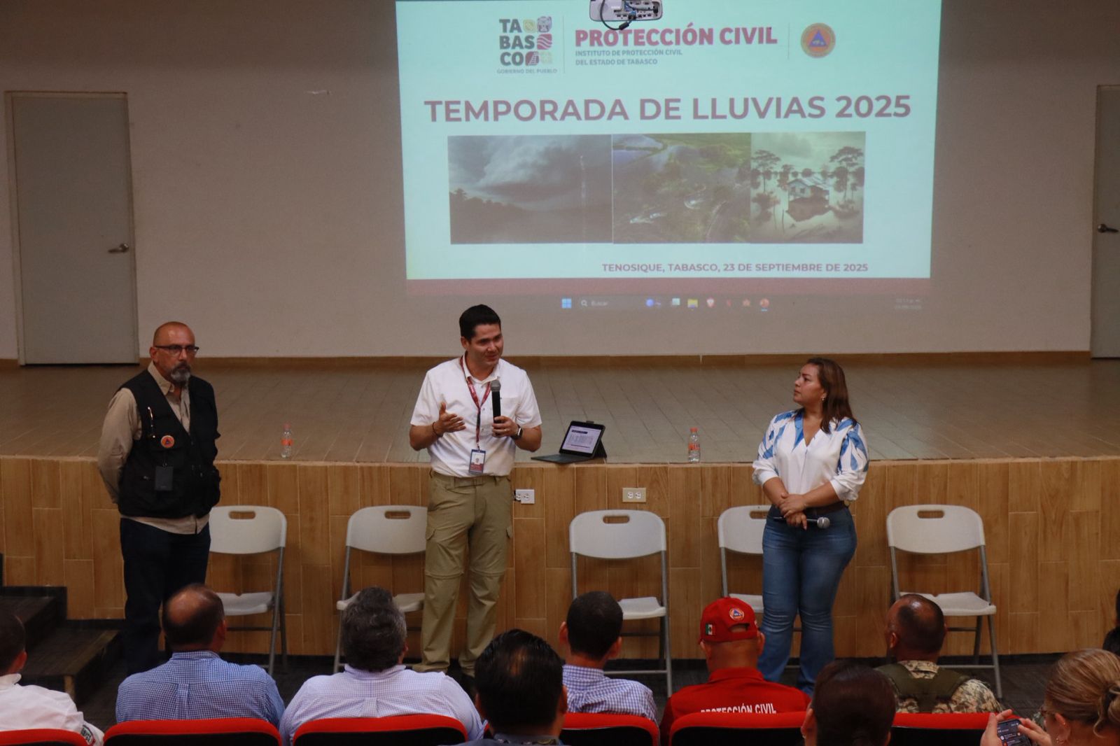 Gobierno de Tabasco fortalece acciones preventivas ante crecientes del río Usumacinta.