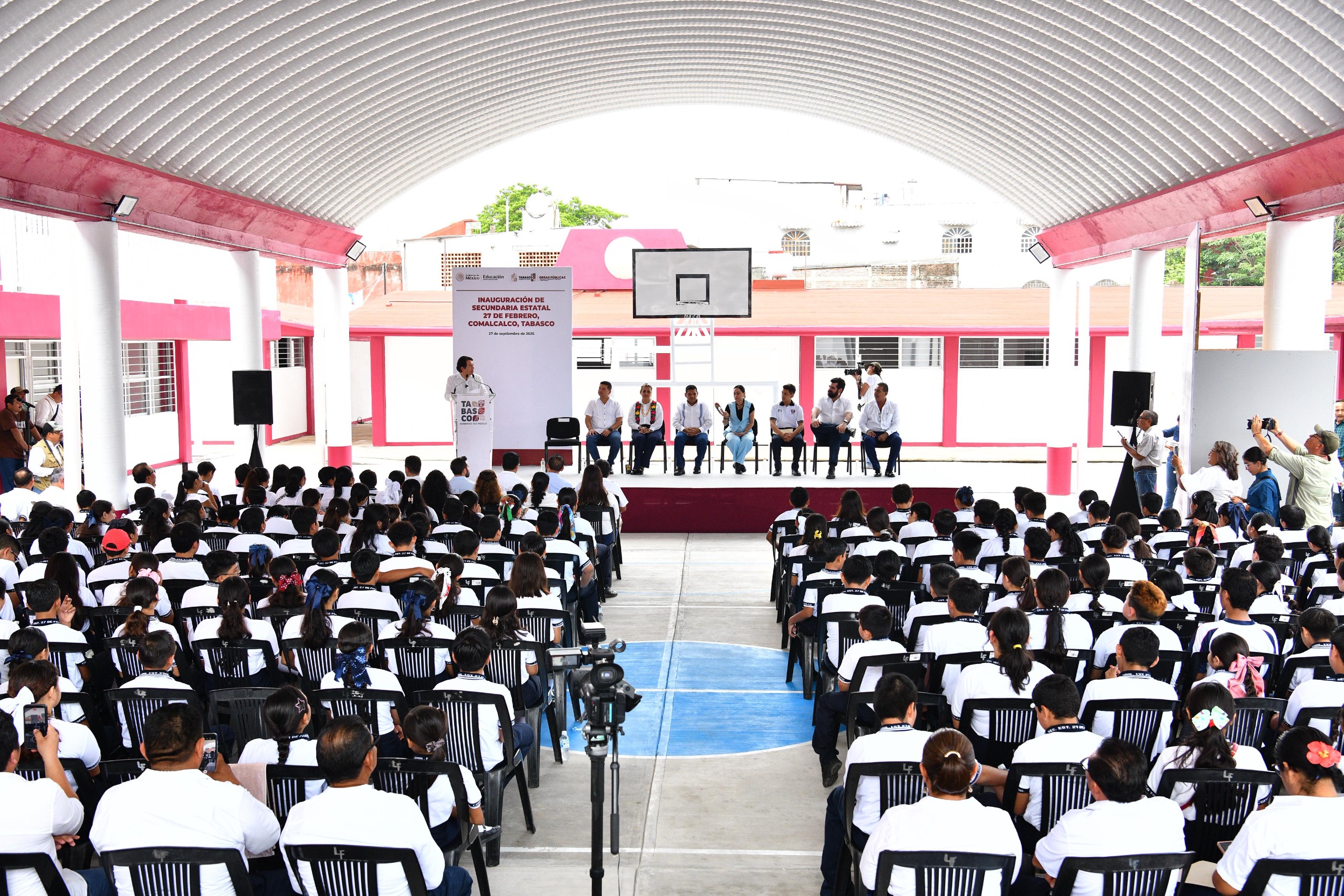 Con inauguración de planteles escolares, Gobierno del Estado fortalece la educación como motor de la transformación en Tabasco.