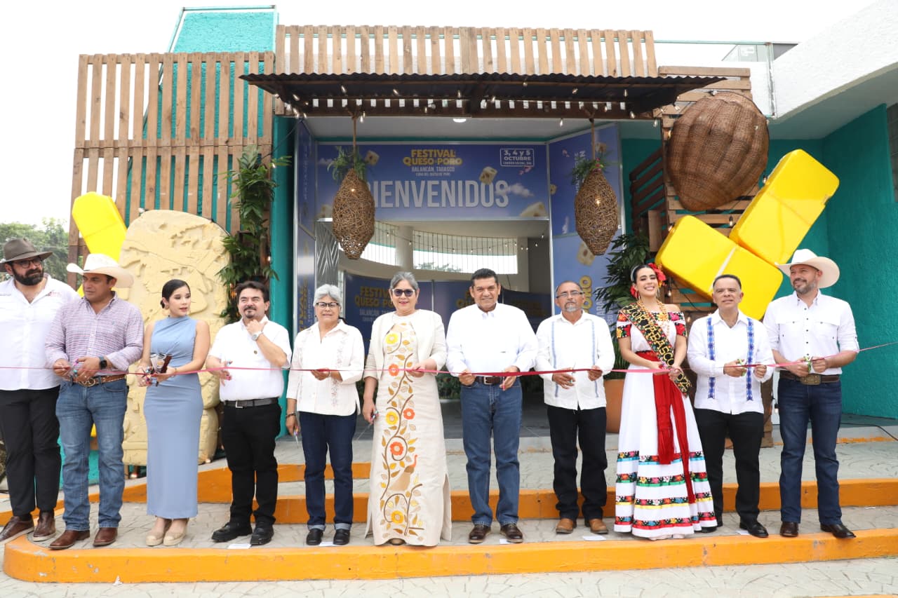 Arranca con éxito el Primer Festival del Queso de Poro; Gobernador Javier May ratifica compromiso de impulsar eventos que muestren la grandeza de Tabasco.