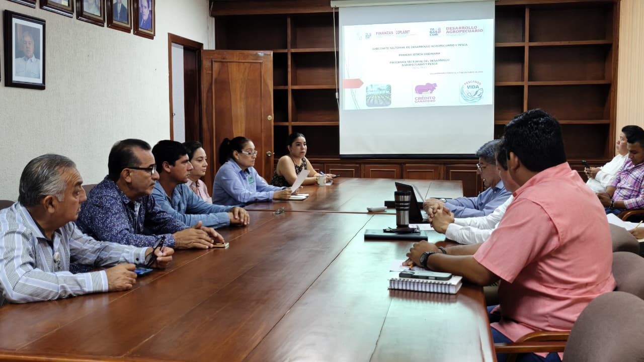 Fortalecen políticas públicas a favor de productores del campo, pescadores y ganaderos tabasqueños.