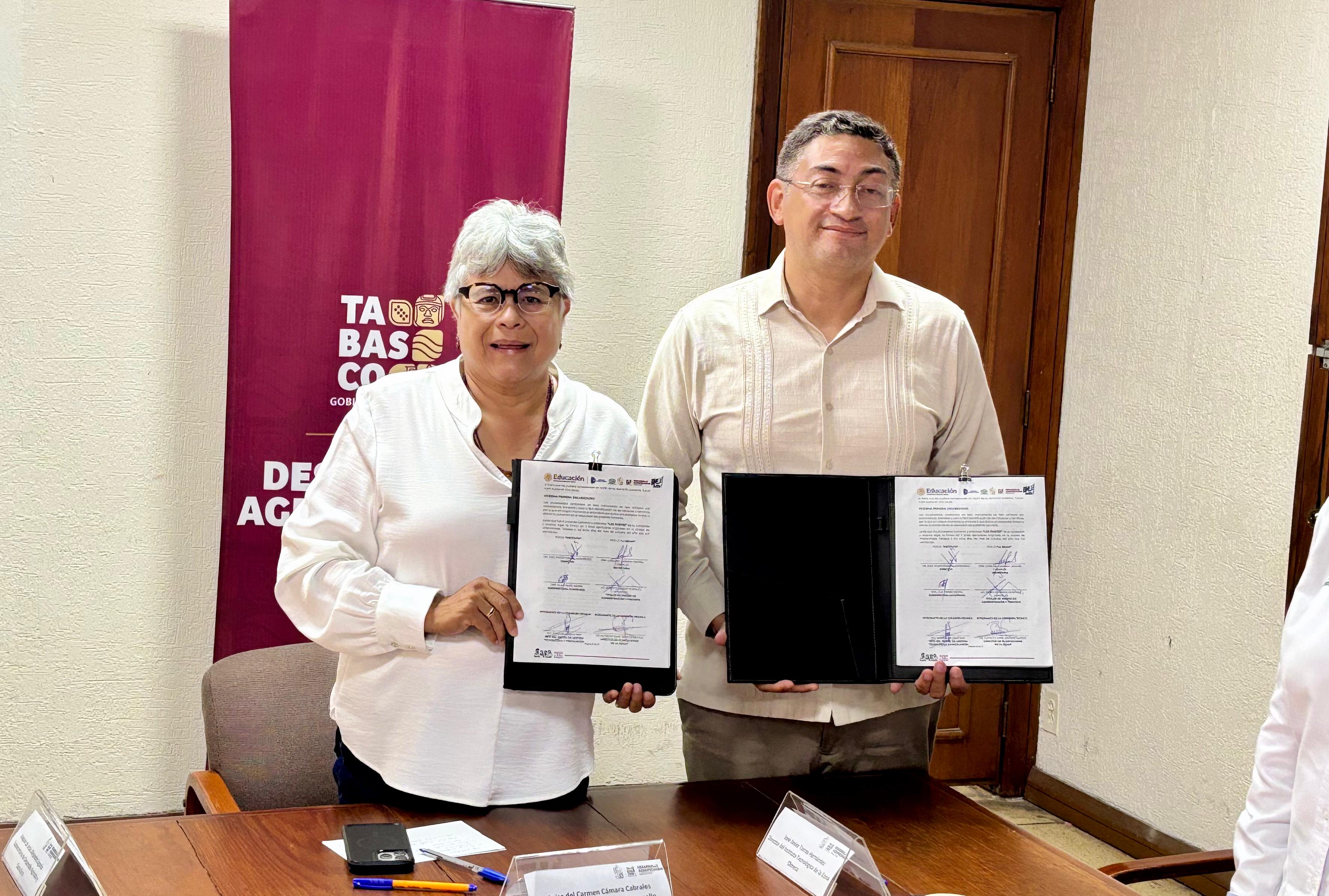 SEDAP e Instituto Tecnológico de la Zona Olmeca fortalecen el campo tabasqueño con Convenio de Colaboración.