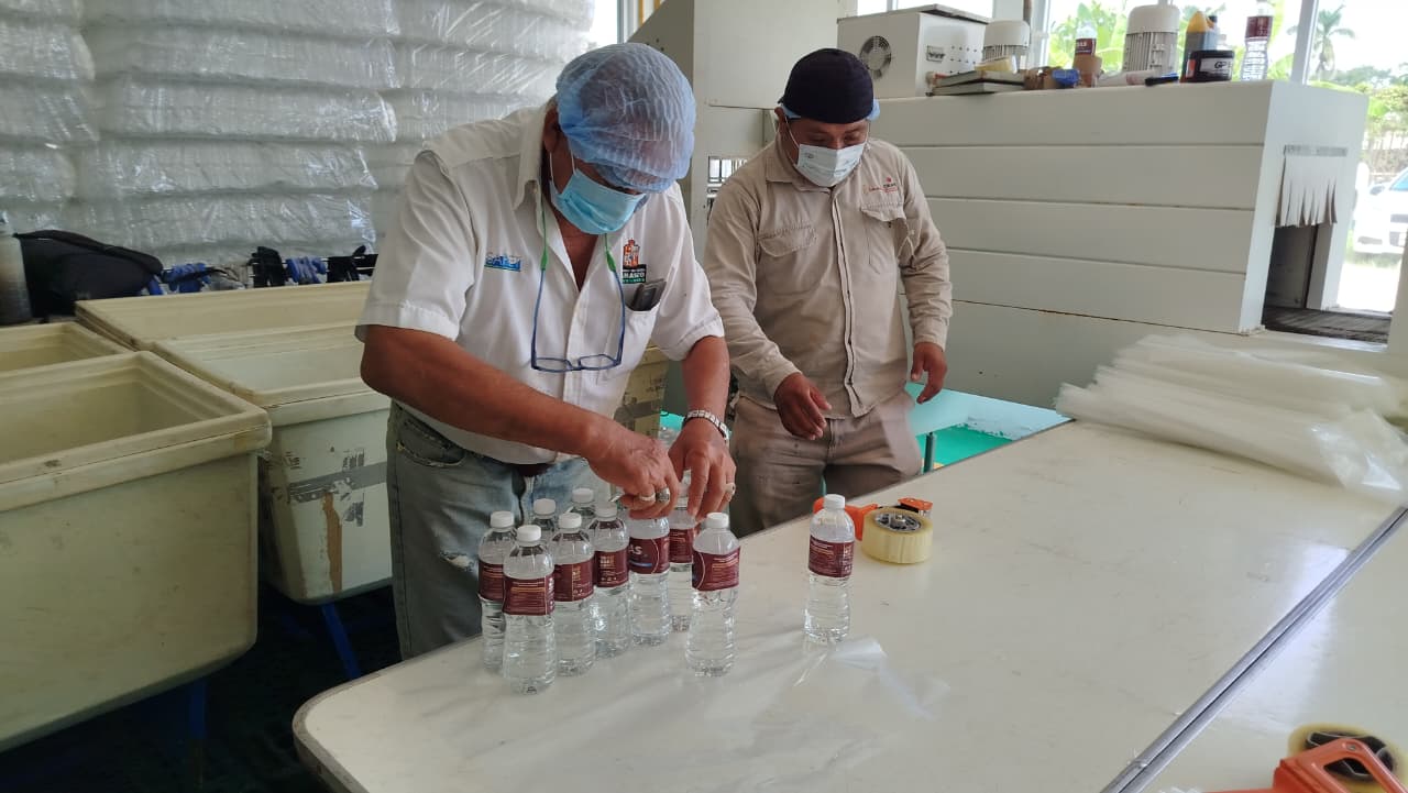 Duplica CEAS producción de agua purificada en apoyo de las familias afectadas de Veracruz.